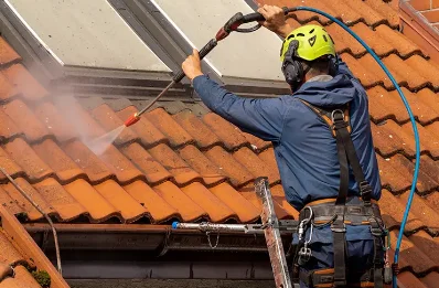 Démoussage et hydrofuge de toiture à Hurtières